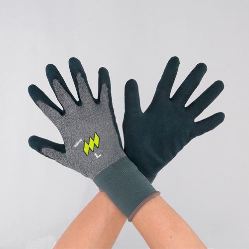 エスコ EA354AB-168A [L/255mm] 手袋(天然ゴム張り/高グリップ/3双 1袋 （ご注文単位1袋）【直送品】