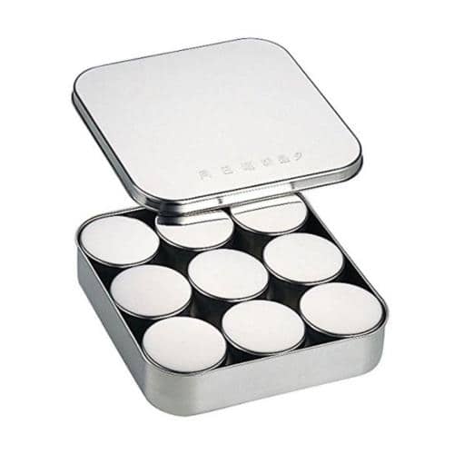 エスコ EA508S-45A 200x200x44mm パーツケース(ステンレス製/9個) 1組 （ご注文単位1組）【直送品】