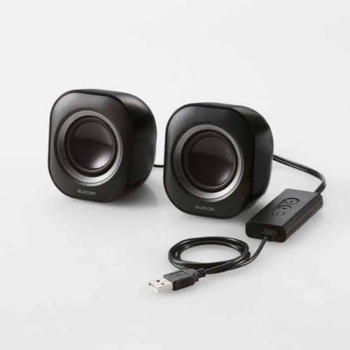 エスコ EA764AS-11C 72x74x82mm スピーカー(ブラック) 1個 （ご注文単位1個）【直送品】