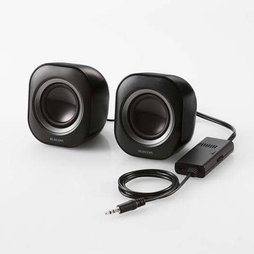 エスコ EA764AS-2C 72x74x82mm スピーカー(ブラック) 1個 （ご注文単位1個）【直送品】