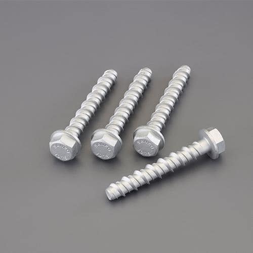 エスコ EA945BY-3 φ12x75mm ねじ固定式あと施工アンカー(鉄/4本) 1束 （ご注文単位1束）【直送品】