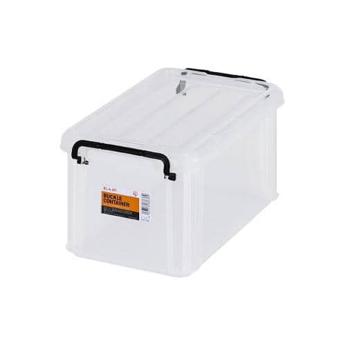 エスコ EA506AB-36A 345x205x165mm 収納ケース(バックル付/クリアー) 1個 （ご注文単位1個）【直送品】