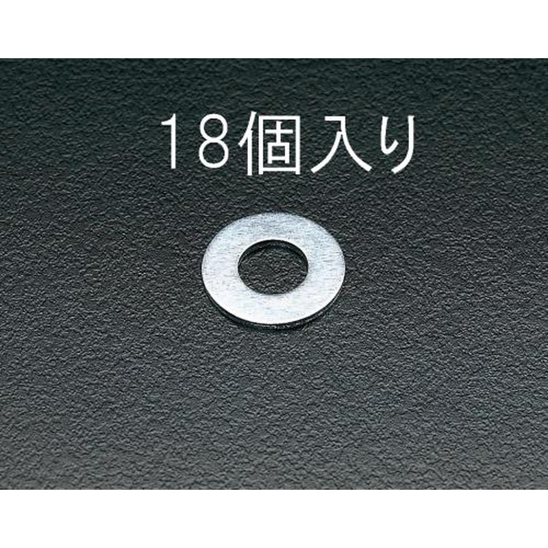 エスコ EA949WF-12 M12平ワッシャー(18個) 1個（ご注文単位1個）【直送品】