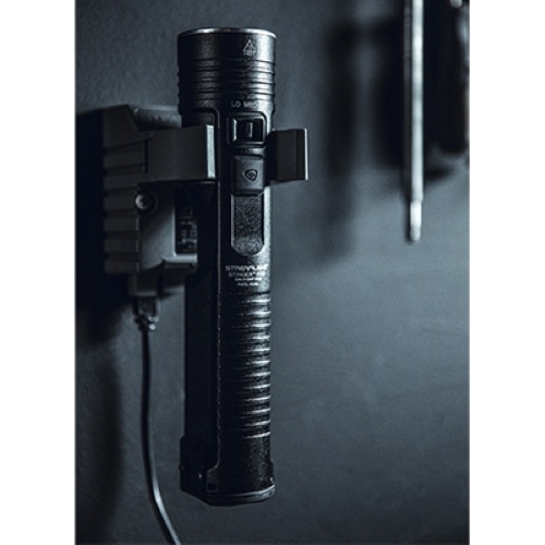 エスコ EA758SG-63A [充電式] フラッシュライト/LED(黒) 1個 （ご注文単位1個）【直送品】