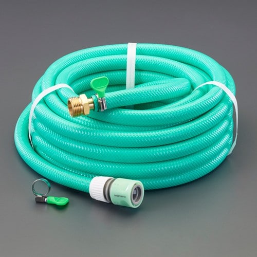エスコ EA124DN-30A 30m ウォーターホース(アダプター付/ギルモア用) 1セット （ご注文単位1セット）【直送品】