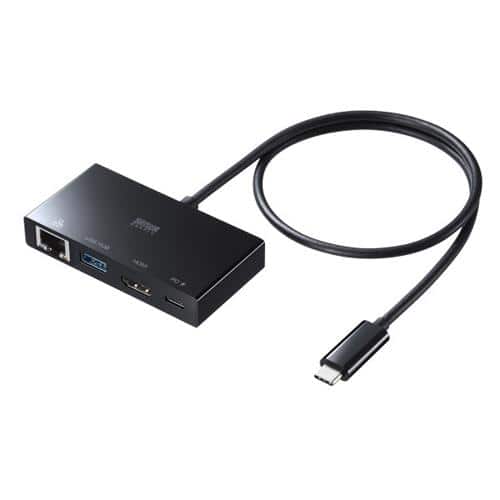 エスコ EA764BY-164A [USB Type C] ドッキングハブ 1個 （ご注文単位1個）【直送品】