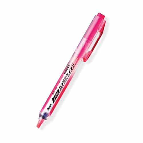 エスコ EA765MH-401 [ピンク] ノック式蛍光ペン(5本) 1本 （ご注文単位1本）【直送品】