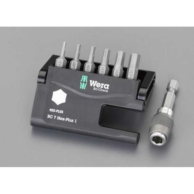 エスコ EA611AL 6本組［HexPlus]ドライバービット 1個（ご注文単位1個）【直送品】