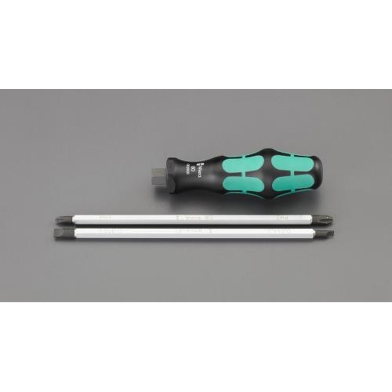 エスコ EA564AB-1 2本組［＋-]ドライバー(差替式) 1個（ご注文単位1個）【直送品】