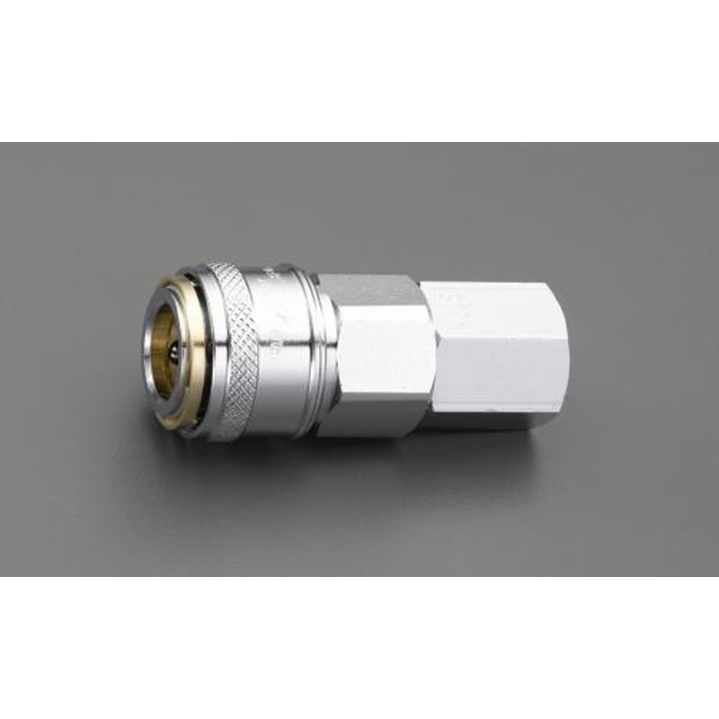 エスコ EA140DR-4 Rc1/2”雌ねじカップリング(ワンプッシュ) 1個（ご注文単位1個）【直送品】