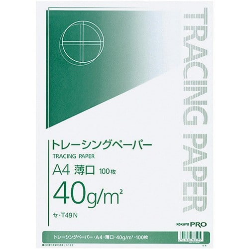 エスコ EA762GB-203 A4 トレーシングペーパー(100枚) 1個 （ご注文単位1個）【直送品】