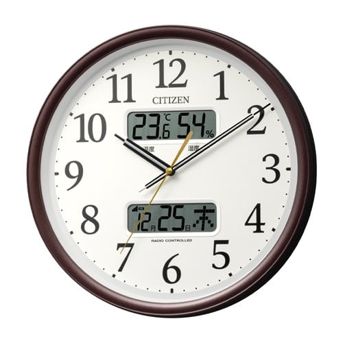 エスコ EA798CB-66B φ350mm [電波]掛時計 1個 （ご注文単位1個）【直送品】