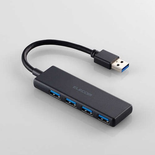 エスコ EA764AD-108A [4ポート] USB3.2ハブ(コンパクトタイプ) 1個 （ご注文単位1個）【直送品】