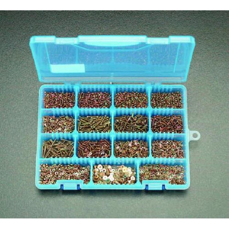 エスコ EA949AF-4 M2鍋・皿頭小ねじ・ナット・ワッシャーセット(クロームメッキ) 1個（ご注文単位1個）【直送品】