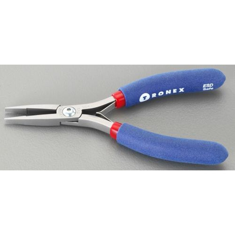 エスコ EA537T-4 135mm精密用プライヤー(ESD/平/バネ付) 1個(ご注文単位1個)【直送品】