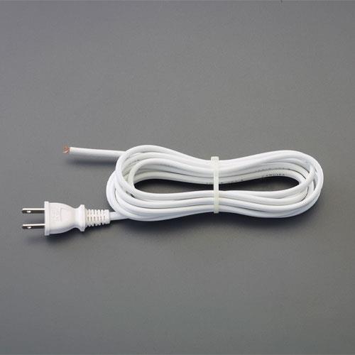 エスコ EA940AE-36 125V/7A/3.0m プラグ付小判形コード 1個 （ご注文単位1個）【直送品】