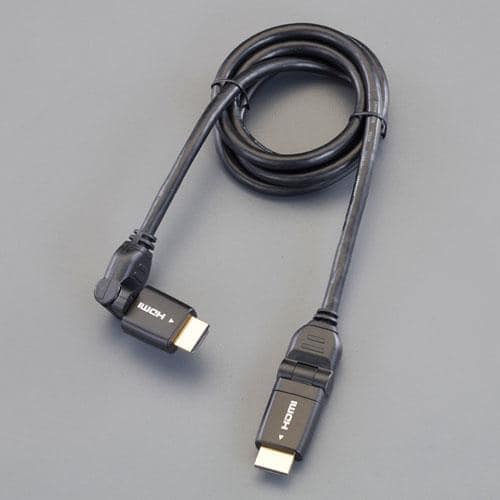 エスコ EA940PM-67 1.5m HDMIケーブル(縦横Wスイング) 1本 （ご注文単位1本）【直送品】