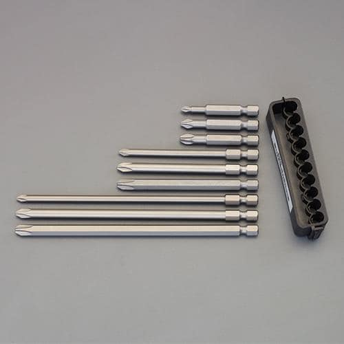 エスコ EA611GA-403 9本組 [+]ドライバービット 1セット （ご注文単位1セット）【直送品】