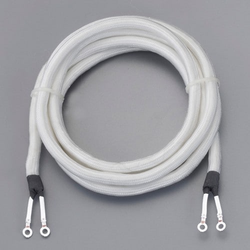 エスコ EA940AE-46 300V/7A/2.0m 丸打ちコード(白) 1個 （ご注文単位1個）【直送品】