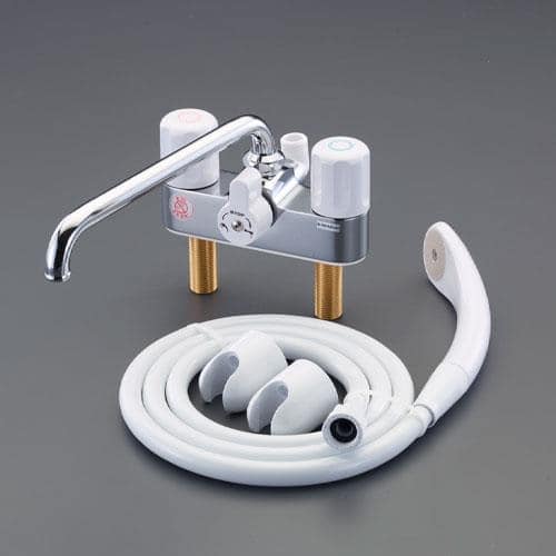 エスコ EA468CN-41 G1/22ハンドルシャワー付混合栓 1個 （ご注文単位1個）【直送品】