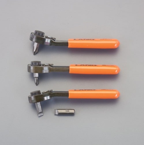 エスコ EA562-42 1/4DR/3本組 ビットラチェットハンドル 1セット （ご注文単位1セット）【直送品】