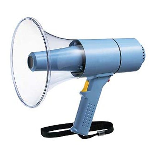 エスコ EA916X-11B 15W メガホン(ホイッスル音付) 1個 （ご注文単位1個）【直送品】