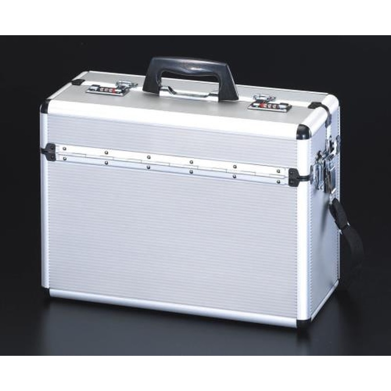 エスコ EA502TA-2 457x203x330mmアルミケース 1個(ご注文単位1個)【直送品】