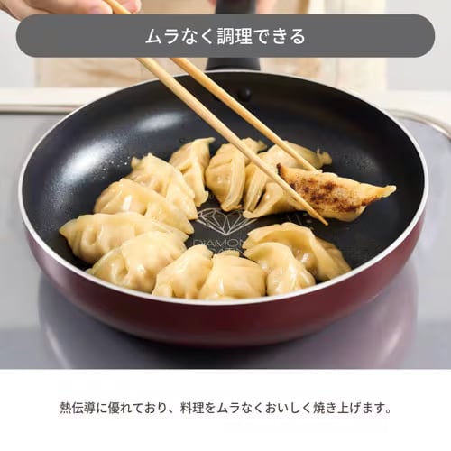 エスコ EA913VR-21B 20cm フライパン(IH対応) 1個 （ご注文単位1個）【直送品】