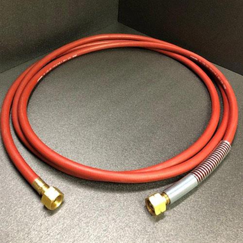 エスコ EA330AK-3B 3m アセチレンバーナー用ホース(両端金具付) 1個 （ご注文単位1個）【直送品】