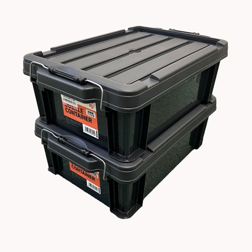 エスコ EA506AB-38BA 450x295x159mm 収納ケース(バックル付/クリア/10個) 1箱 (ご注文単位1箱)【直送品】