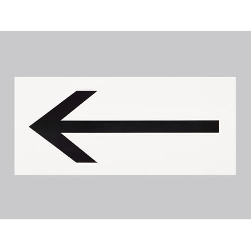 エスコ EA983DE-234Y 80x180mm [EA983DE-234用]矢印シール(10枚) 1袋 （ご注文単位1袋）【直送品】