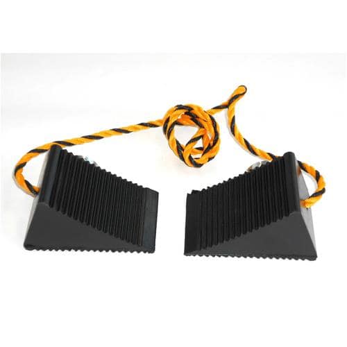 エスコ EA984VA-111 75x123x 68mm タイヤストッパー(マグネット・ヒモ付/1組 1組 （ご注文単位1組）【直送品】