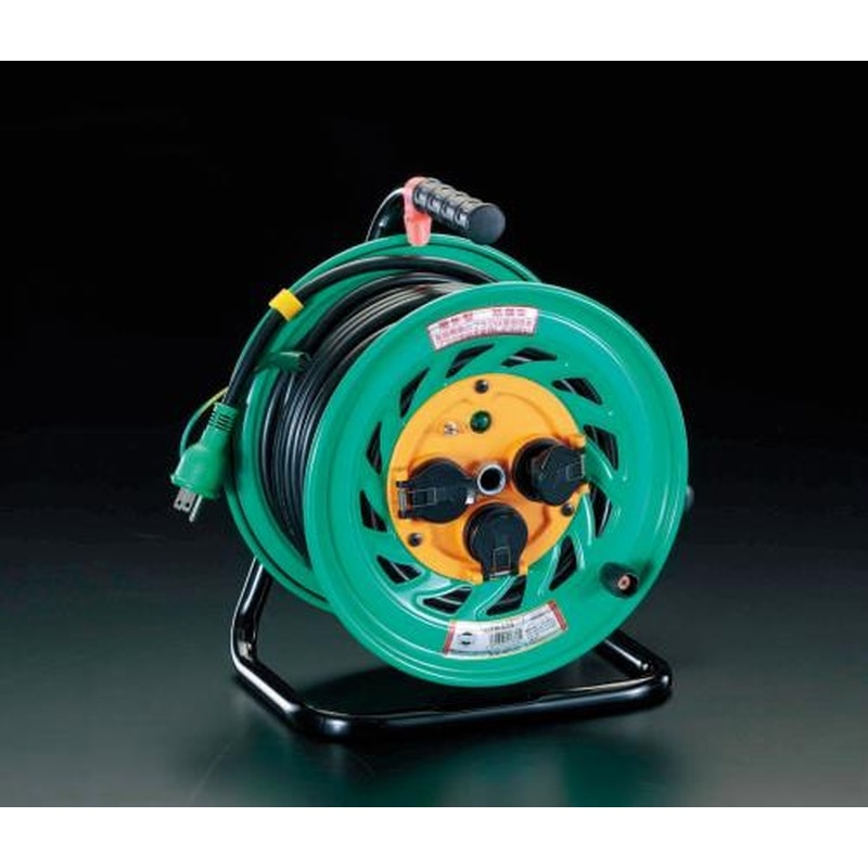 エスコ EA815DL-1 AC100V/15A/30mコードリール(アース付/防雨型) 1個（ご注文単位1個）【直送品】