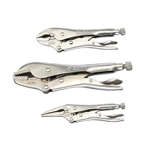 エスコ EA682L-1 3本組 ロッキングプライヤーセット 1セット （ご注文単位1セット）【直送品】