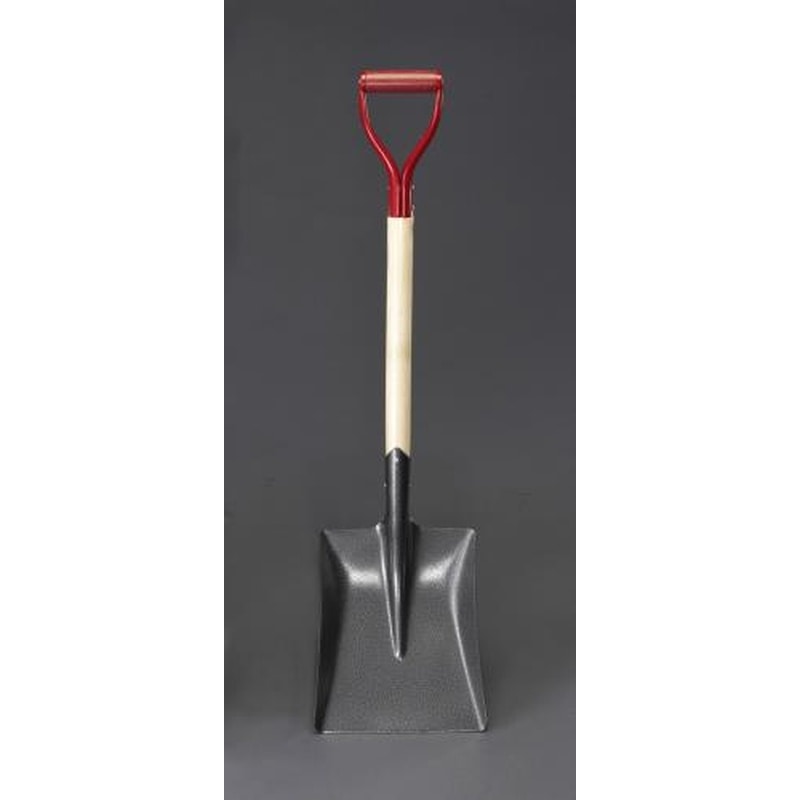 エスコ EA650BG-92 260x305x980mmショベル(角形・木柄) 1個（ご注文単位1個）【直送品】