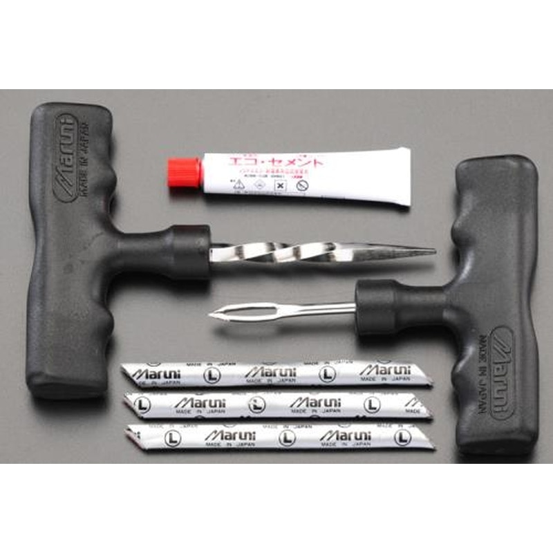 エスコ EA934Y-5 パンク修理キット(チューブレスタイヤ用) 1個（ご注文単位1個）【直送品】