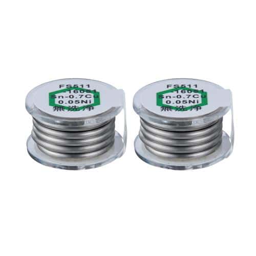 エスコ EA310D-61 φ1.6mm/50cm 鉛フリー共晶はんだ(2個) 1袋 （ご注文単位1袋）【直送品】