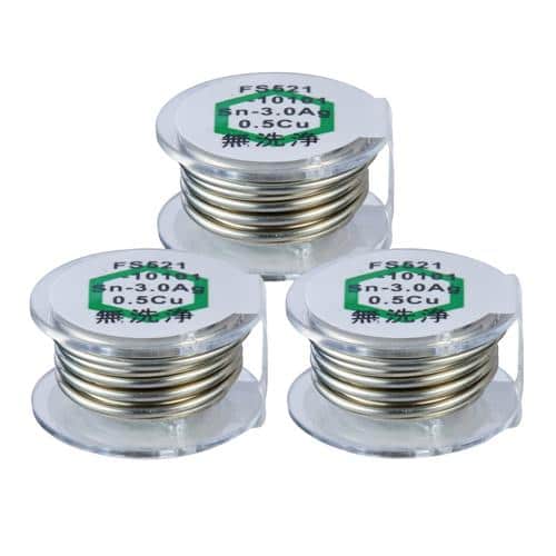 エスコ EA310D-132 φ1.0mm/1m 鉛フリーはんだ(3個) 1袋 （ご注文単位1袋）【直送品】