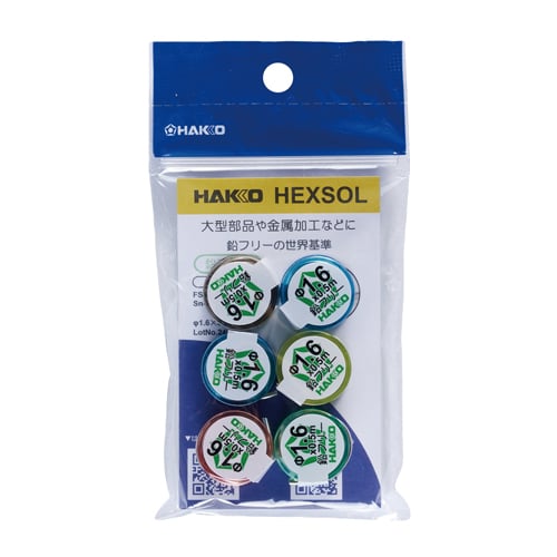 エスコ EA310D-152 φ1.6mm/50cm 鉛フリーはんだ(6個) 1袋 （ご注文単位1袋）【直送品】