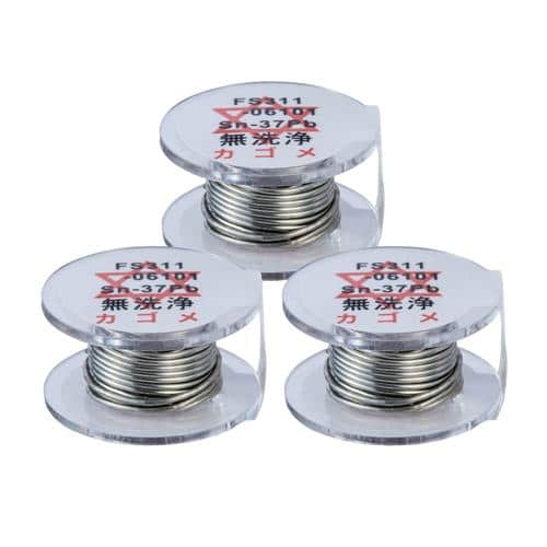 エスコ EA310D-212 φ0.6mm/1m 鉛入りはんだ(3個) 1袋 （ご注文単位1袋）【直送品】