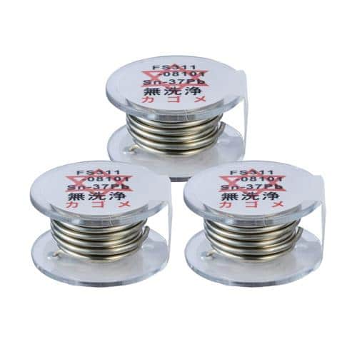 エスコ EA310D-222 φ0.8mm/1m 鉛入りはんだ(3個) 1袋 （ご注文単位1袋）【直送品】