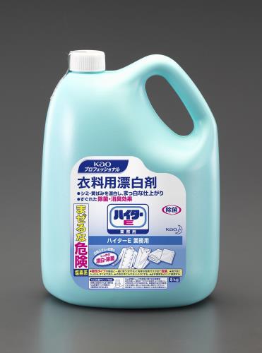 エスコ EA922KB-2B 5kgx3個 衣類用塩素系漂白剤(ハイター E) 1箱 （ご注文単位1箱）【直送品】