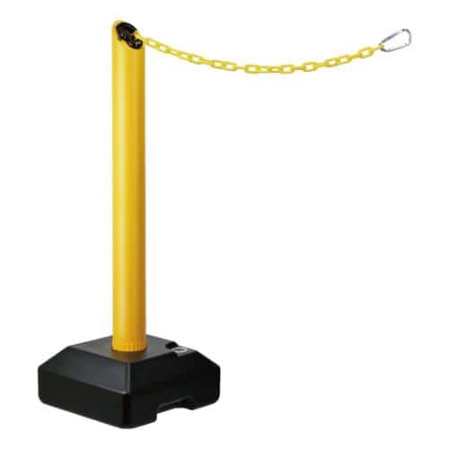 エスコ EA983FT-391 300x300x872mm チェーンスタンド(チェーン内蔵/2本) 1セット （ご注文単位1セット）【直送品】