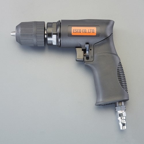 エスコ EA158SH-1A 10mm/1、800rpm エアードリル(正逆転付) 1台 （ご注文単位1台）【直送品】