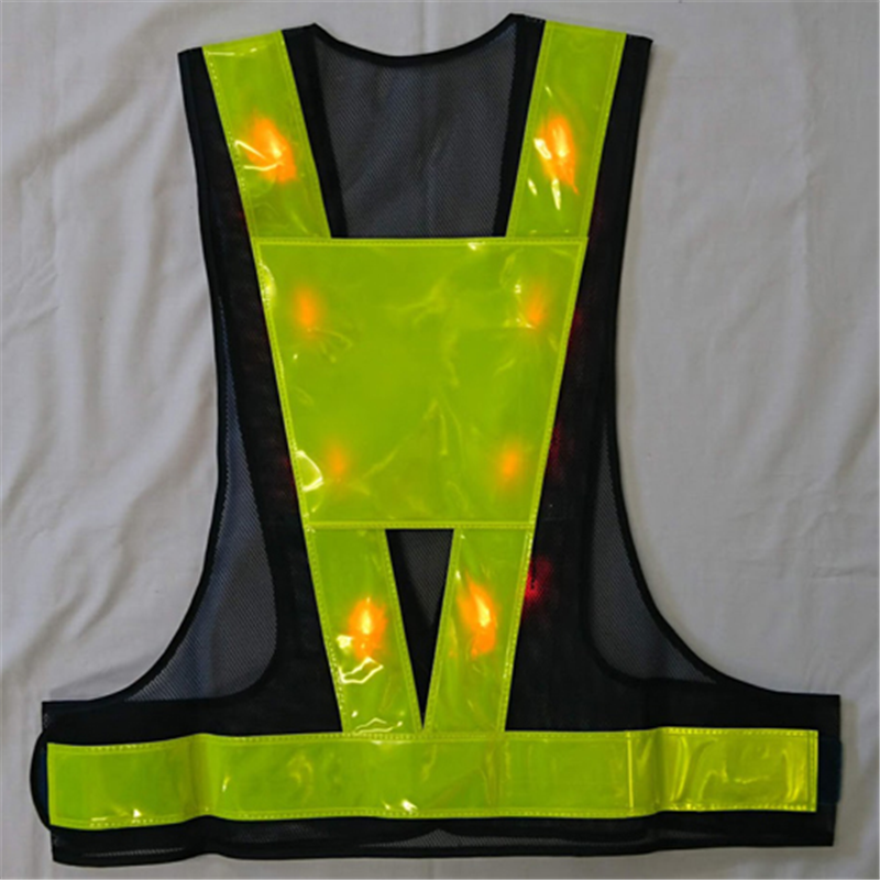 エスコ EA983R-301 LED安全ベスト(紺/黄) 1枚 （ご注文単位1枚）【直送品】