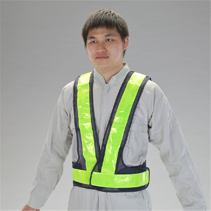 エスコ EA983R-301 LED安全ベスト(紺/黄) 1枚 （ご注文単位1枚）【直送品】