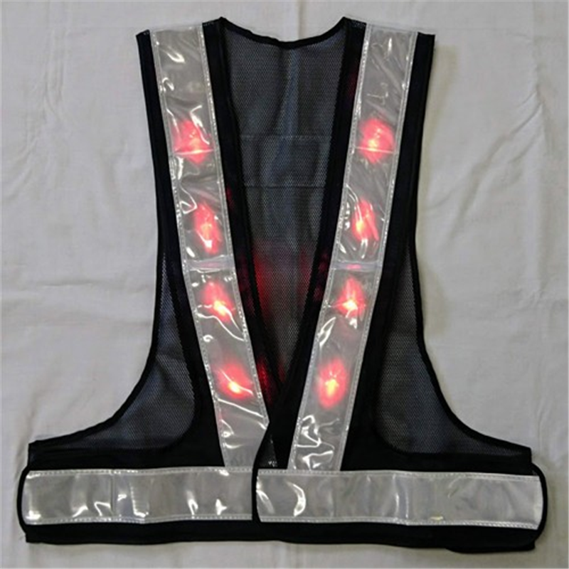 エスコ EA983R-302 LED安全ベスト(紺/白) 1枚 （ご注文単位1枚）【直送品】