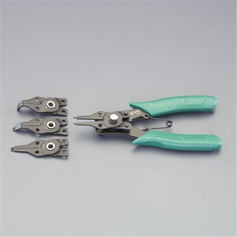 エスコ EA682SC-1 145mm スナップリングプライヤー(内外兼用) 1セット （ご注文単位1セット）【直送品】