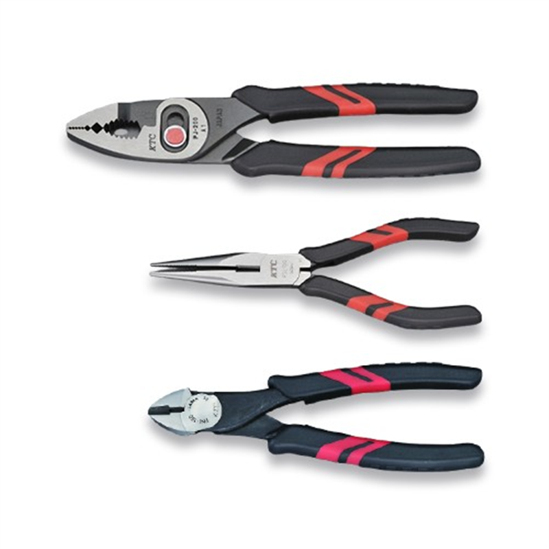 エスコ EA536AK-1 3本組 プライヤーセット 1セット （ご注文単位1セット）【直送品】