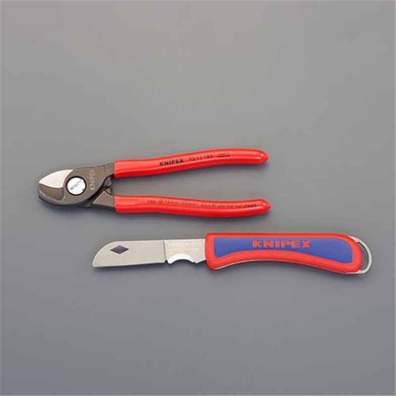 エスコ EA534KS-51 ケーブルカッター&電工ナイフセット 1セット （ご注文単位1セット）【直送品】